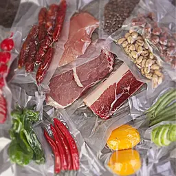 Пакети для вакууматора 5 м х 15 см / Вакуумні пакети для їжі у рулоні / Пакети для вакуумування продуктів - мініатюра 6