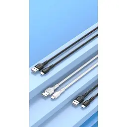 Кабель XO NB230 3A Rock Series TYPE-C Data Cable Білий - мініатюра 4