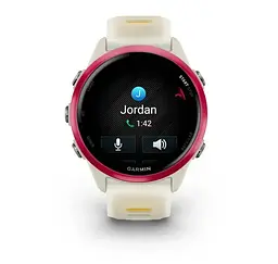 Смарт-годинник Garmin Forerunner 570 42mm Raspberry with Mango/Translucent Bone with Silver Buckle (010-02970-42) - мініатюра 4