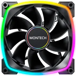 Кулер до корпусу MONTECH RX140 PWM BLACK - мініатюра 2