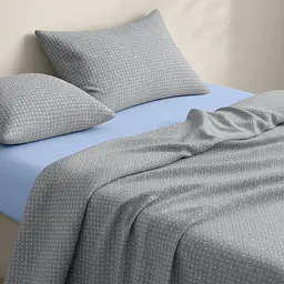 Дитяча преміум постільна білизна Cosas NORDIC WAVE CS9 110х140см (NordicWeave_El80-62WashedCottonMaya_140) - мініатюра 2