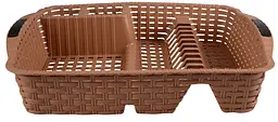 Сушка для посуду Violet House 0757 Роттанг CREAM 9х48х37.5 см (6900227) - мініатюра 3