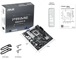 Материнська плата ASUS PRIME B860M-K (PRIME B860M-K) (Socket 1851, Intel B860, Micro-ATX) - мініатюра 6