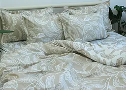 Комплект постільної білизни з компаньйоном (R-T9152) Євро TAG tekstil pbe0036782 - мініатюра 3