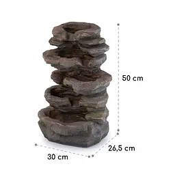 Садовий сонячний фонтан Blumfeldt Stonehenge (10035727) - мініатюра 4