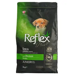Сухий корм для цуценят малих порід Reflex Plus з куркою 3 кг - мініатюра 2