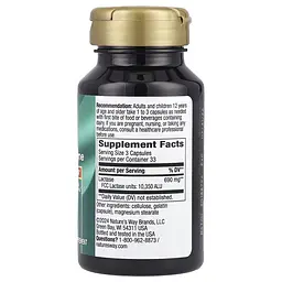 Натуральна добавка Nature's Way Lactase Enzyme Formula 100 капсул - мініатюра 2