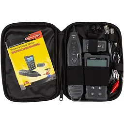 Тестер кабельний Noyafa RJ-45, RJ-12, RJ-11 + PoE + with tone generator (NF-8209)