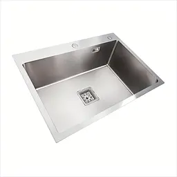 Кухонна мийка Platinum Handmade HSB з нержавіючої сталі 3 мм прямокутна 70x50x23 см (SP000037022) - мініатюра 3