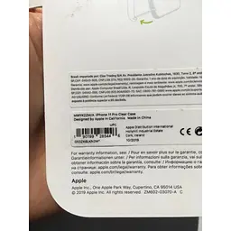 Оригінальний протиударний чохол Apple Clear Case Hardshell для iPhone 11 Pro Max Прозорий MX0H2ZM/A - мініатюра 9