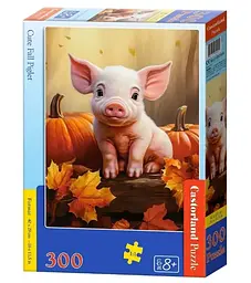 Пазл Кастор Милий осінній порося 300 елементів 40x29 см B-030569