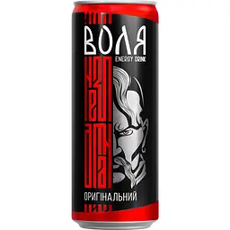 Напиток энергетический Моршинская Воля среднегазированный 0.33 л