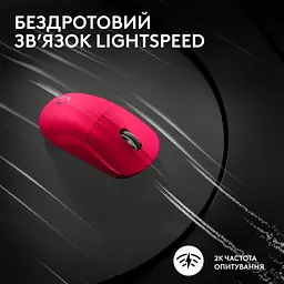Миша Logitech G PRO X Superlight 2 Lightspeed Wireless Magenta (910-006797) [102868] - мініатюра 9