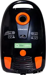 Пилосос LIBERTON LVC-0701B ECO Black (мішок) - мініатюра 3