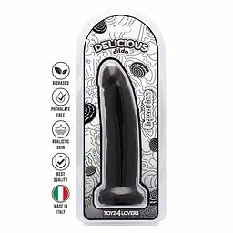 Фалоімітатор з ароматом лакриці Toyz4lovers Delicious Dildo Liquorice, 19.5 см - мініатюра 8
