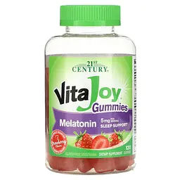 Мелатонін для Підтримки Сну VitaJoy® 5 мг - 120 жувальних цукерок