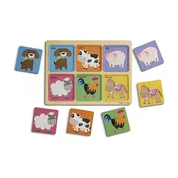 Пазл Melissa&Doug дерев'яні у футлярі "Друзі ферми" (MD31363)