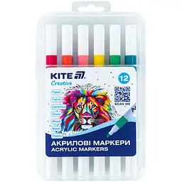 Маркери акрилові Kite Creative набір 12 шт. (K-1156)
