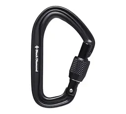 Карабін Black Diamond HotForge Screwgate Carabiner Чорний