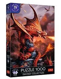 Пазл Fantasy Collection: Вогняний дракон - 1000 елементів Trefl 10900