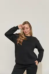 Теплий світшот для майбутніх мам та годування груддю Berlin XXL-3XL (50-52) Lullababe Чорний - мініатюра 7