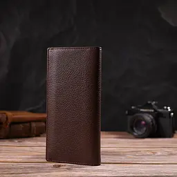 Чоловічий шкіряний гаманець Canpellini 9,2х18,8х1 см acs0025604 - мініатюра 6
