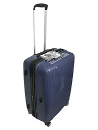 Валіза середня M Airteх 241 поліпропілен Темно-синій - мініатюра 2