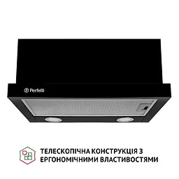 Витяжка телескопічна PERFELLI TL 5212 BL 700 LED - мініатюра 2