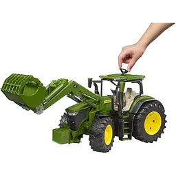 Іграшкова машинка Bruder Трактор John Deere 7R 350 з навантажувачем 1:16 (03151) - мініатюра 5