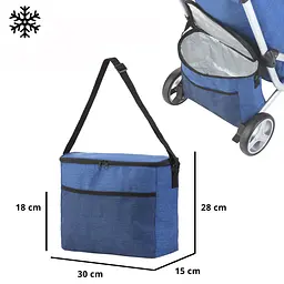 Сумка-візок ShoppingCruiser 3 Wheels Blue (650062) - мініатюра 5