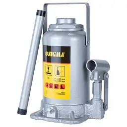 Домкрат Sigma гідравлічний пляшковий 20т H 235-445мм (6106201)