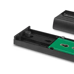 Корпус для M.2 NVME/SATA SSD CHIEFTEC CEB-M2C-TL, aluminium,USB 3.2 Gen2 Type-C, Black, RETAIL - мініатюра 4