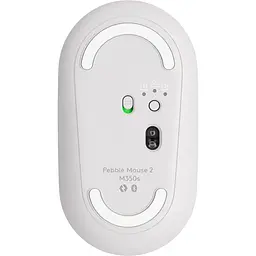 Бездротова миша Logitech Pebble Mouse 2 M350s White Bluetooth (910-007013) - мініатюра 5