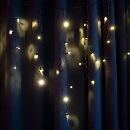 Гірлянда вулична Starlight бахрома тепле біле світло Flash 75 LED 2x0.7 м (57264) - мініатюра 6