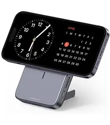 Зовнішній акумулятор Ugreen PB206 10000mAh 20W Mini Magnetic Wireless (15086) - мініатюра 2