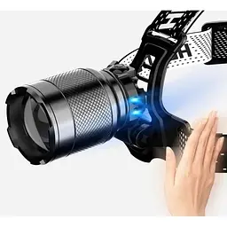 Ліхтар налобний Bailong SY-8119-2-TG акумуляторний 2 х 18650 IPX4 Type-C - мініатюра 2