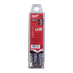 Бур SDS-PLUS M2 Milwaukee, діаметр 12,0х260х200мм, (10шт), пластикова коробка