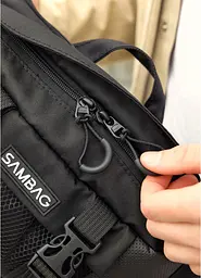 Велика чоловіча поясна сумка бананка для планшета Sambag 38х21 см sum0027311 - мініатюра 6
