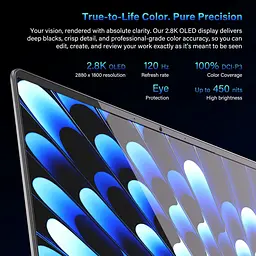 Ноутбук GEEKOM X14 Pro (14 2.8K OLED 120 Hz, Intel U9-185H, 32 GB, 2 TB, UMA, W11P) (GEEKBOONX14CMOU9185H-322-US) - мініатюра 7