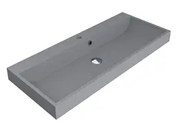 Умивальник Miraggio VARNA 1000 GRAY (0000983) Mirasoft, Матовий, Накладний/Врізний, Сірий - мініатюра 1