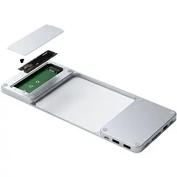 Адаптер Satechi Aluminum USB-C Slim Dock Silver for iMac 24 (ST-UCISDS) - мініатюра 5