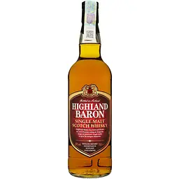 Віскі Highiland Baron Single Malt Scotch 40% 0.7 л в подарунковій коробці - мініатюра 2