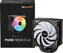 Повітряне охолодження be quiet! Pure Rock 3 LX ARGB Black (BK040)