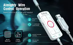 Навушники Fifine H9 White - мініатюра 3
