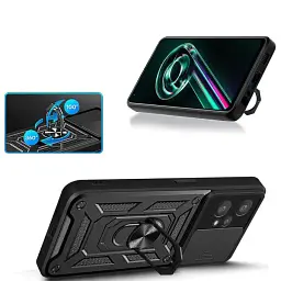Панель BeCover Military для Realme 9 4G / 9 Pro Plus Black (709562) - мініатюра 2