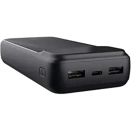 Акумулятор портативний літій-іонний power bank Trust Avala, 20000мА·рік, 2хUSB-A/USB-C, 20W, PD/QC 3.0, чорний
