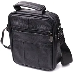 Сумка з ручкою для чоловіків Vintage 22864 17х19,5х7 см Чорний - мініатюра 2