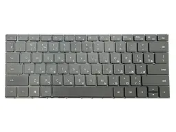 Клавіатура для Huawei MateBook 13 W19 HN-W19R HN-W19L WRT-W09 WRT-W19 W29 (RU Black з підсвічуванням). Оригінал - мініатюра 3