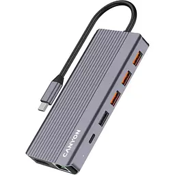 USB-Хаб Canyon 13-в-1 4K USB-C DS-16 (CNS-TDS16) - мініатюра 2