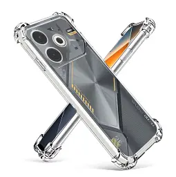 Панель BeCover Anti-Shock для Tecno POVA 6 Neo (LI6) Clear (712785) - мініатюра 3